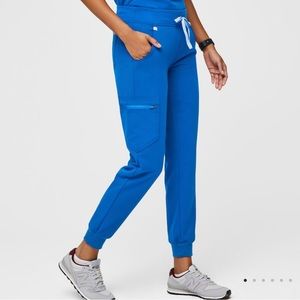 Jaanuu Neo Classic Jogger Blue Scrub Pants